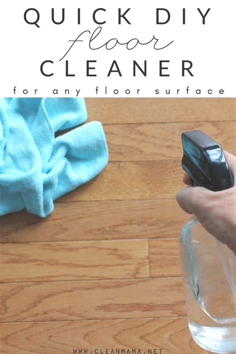 Quick DIY Floor Cleaner (for any floor surface) - Clean Mama