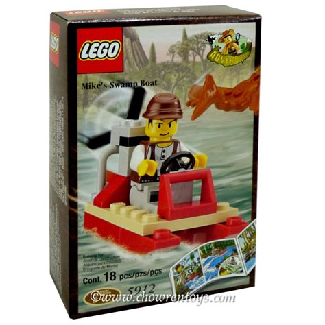 LEGO Adventurers Sets: Dino Island 5912 Mike's Swamp Boat NEW