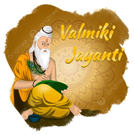 Happy Valmiki Jayanti, Valmiki Jayanti, Maharishi Valmiki Jayanti, Guru Purnima PNG Transparent ...