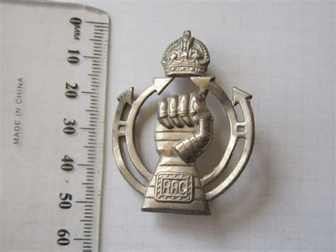 British Royal Armoured Corps Cap Badge