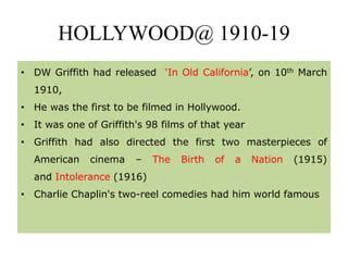 History of hollywood cinema | PPT