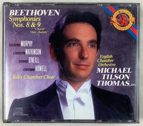 Michael Tilson Thomas Beethoven Symphony No 8 & 9 DADC 1987 CBS ...