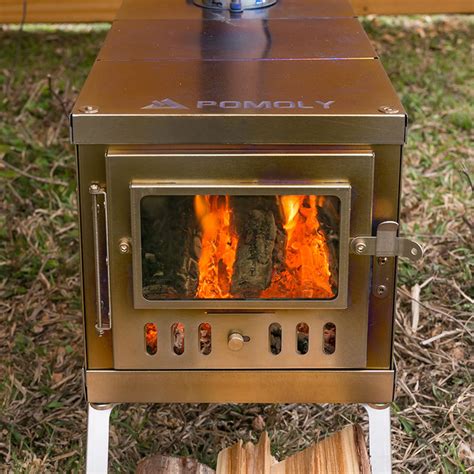 Tent Stove | Portable Titanium Tent Stove for Backpacking | POMOLY