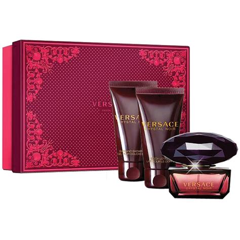 Versace Crystal Noir Gift set 50ml for Women - faureal