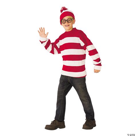 Kids' Deluxe Where's Waldo Costume | Oriental Trading