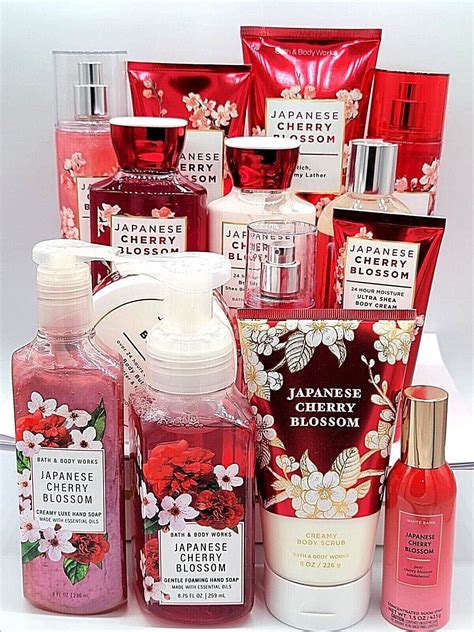 Bath and body works japanese cherry blossom body cream lotion mist bath choose – Artofit