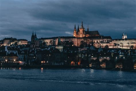 Prague Castle At Night · Free Stock Photo