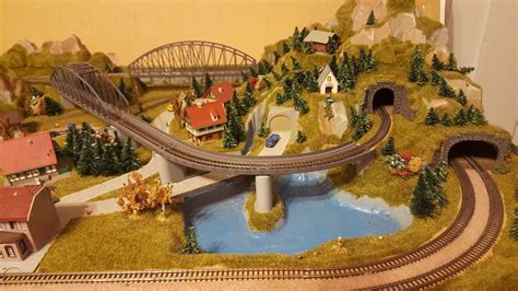 Noch Marklin Z Scale Train Layout. Includes Track, Buildings, Switches, Power | #1873652193