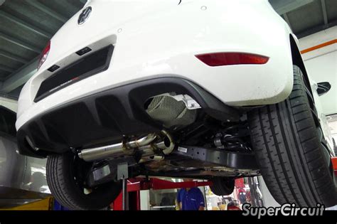 SUPERCIRCUIT Exhaust Pro Shop: VW Golf 6 GTI Twin Loop Exhaust ...