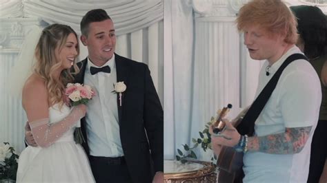 Ed Sheeran gatecrashes wedding to serenade overjoyed couple on the ...