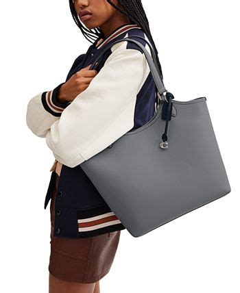 COACH Leather Day Tote - Macy's