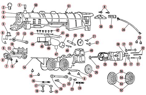 American Flyer: Part Diagrams | Wings Tracks Guns