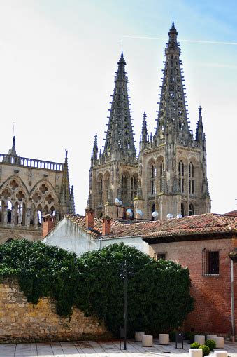 Burgos Gothic Cathedral Towers Stock Photo - Download Image Now ...