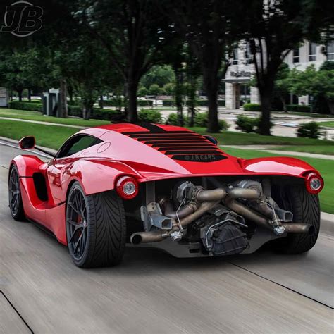 Twin-Turbo LaFerrari Looks Almost Real, Has Rear Bumper Delete - autoevolution