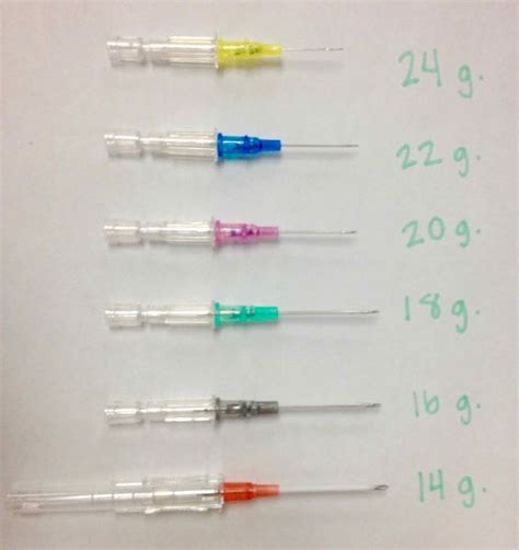 #IV #gauges #nurse Great visual of the common and uncommon IV gauges ...