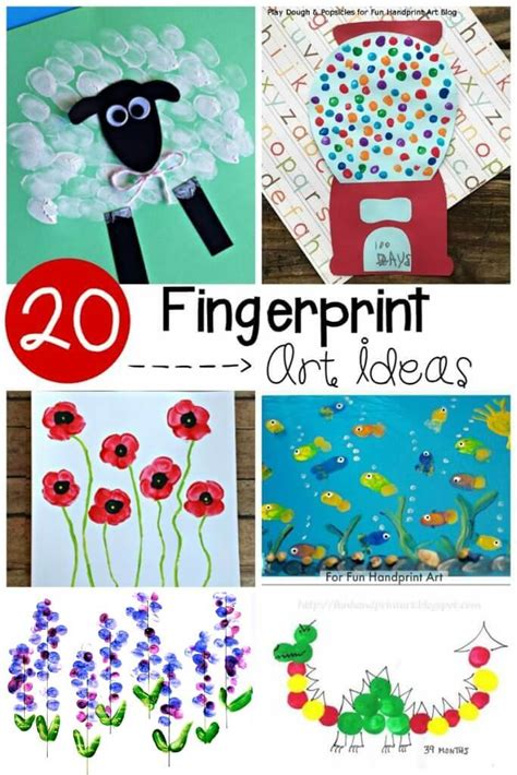 20 Adorable Fingerprint Art Ideas - Playdough To Plato