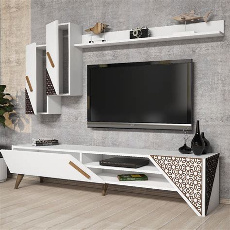 Beril – White TV Unit 845HCT3001 – White TV Unit 845HCT3001 – White | White tv unit ...