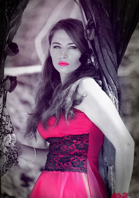 Free Images : person, girl, woman, model, red, lace, fashion, clothing, garden, lady, pink ...