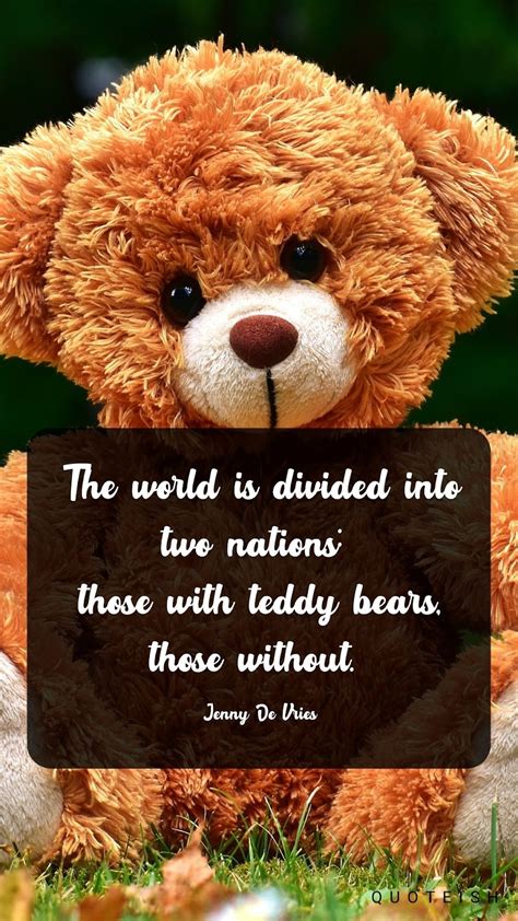 33+ Adorable Teddy Bear Quotes For Social Media - QUOTEISH