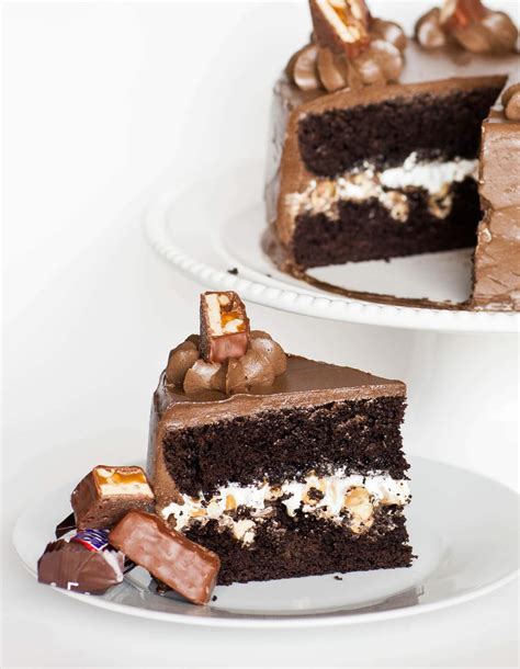 Chocolate Snickers Cake - Tatyanas Everyday Food