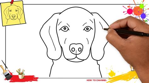 Easy Drawings Of Dog Heads