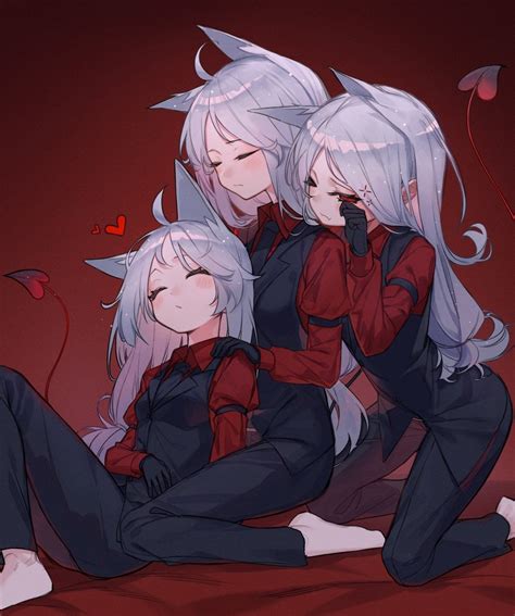 Sleepy Cerberus [Helltaker] : r/awwnime