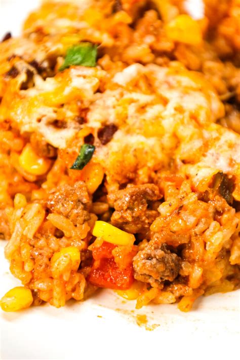 Taco Rice Casserole - THIS IS NOT DIET FOOD