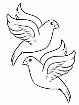 Wedding Bells And Doves Graphic sketch template