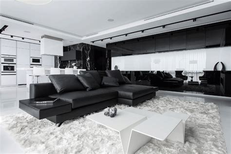 Porus Studio | Modern & Contemporary Furniture Design | White apartment, White interior, Black ...