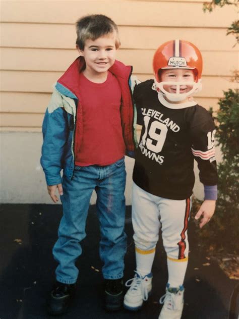 See Throwback Photos of Travis and Jason Kelce Before the 2023 Super Bowl