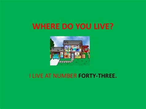 Where do you live