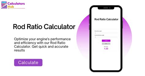 Rod Ratio Calculator - Quick and Accurate Results