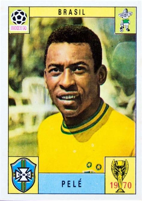 Pele - World Cup 1970 | football once was | Pinterest | Cups, Vintage football and Football cards