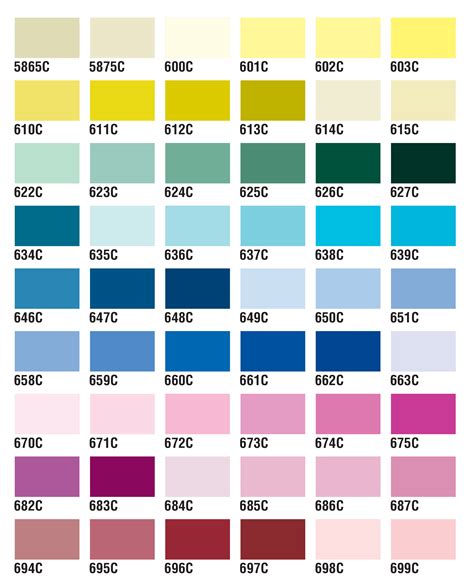 Pantone Color Chart Pdf Quotes Pantone Color Chart Pms Color Chart | Images and Photos finder