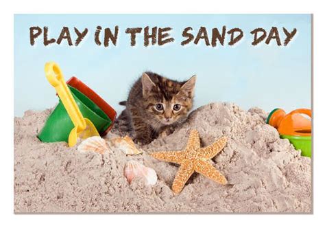 Play in the Sand Day, August 11 | Animals, Play, Sand