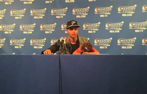 Riley Curry Makes Postgame Press Conference Return, Sings "Blessed ...