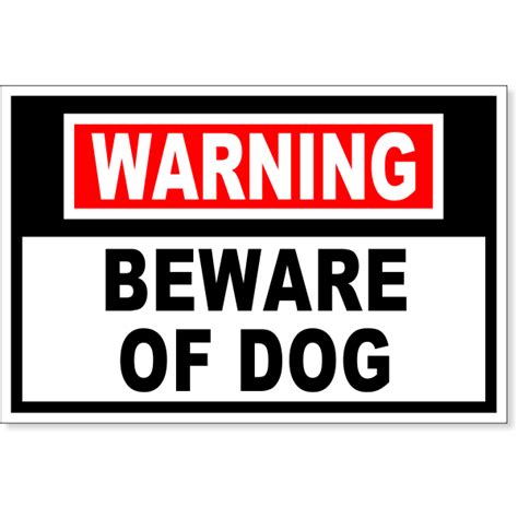 Will a 'Beware of Dog' Sign Legally Protect a Dog Owner in Court?