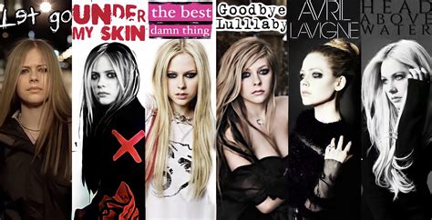 Avril Lavigne’s Discography in one image : r/avrillavigne