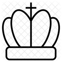 Priest Hat Icon - Download in Line Style