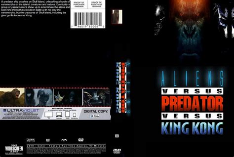 Alien vs. Predator vs. King Kong DVD cover by SteveIrwinFan96 on DeviantArt