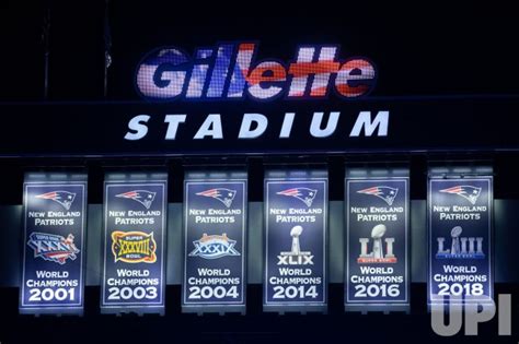 Photo: NFL Patriots Super Bowl banners - BOS20190908128 - UPI.com