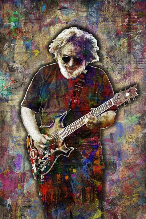 Jerry Garcia, Jerry Garcia Art, Jerry Garcia Tribute Artwork, Jerry ...