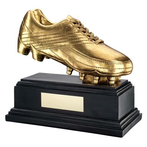 Football Golden Boot Trophy in Antique Gold - Awards Trophies Supplier