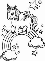 Unicorn Coloring Pages  Free Printable For Kids sketch template