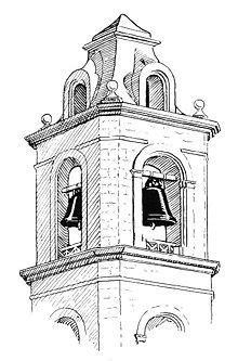 Bell Tower Cliparts: Depicting Majestic Architectural Structures