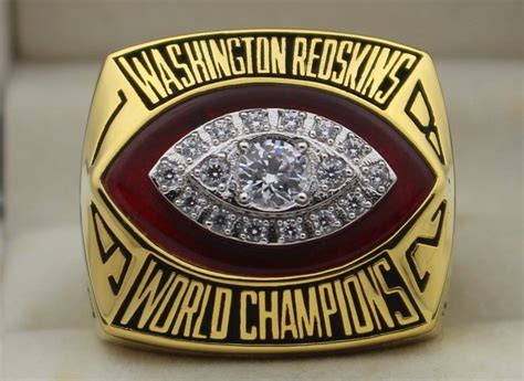 1982 Washington Redskins NFL Super Bowl Championship Rings Ring