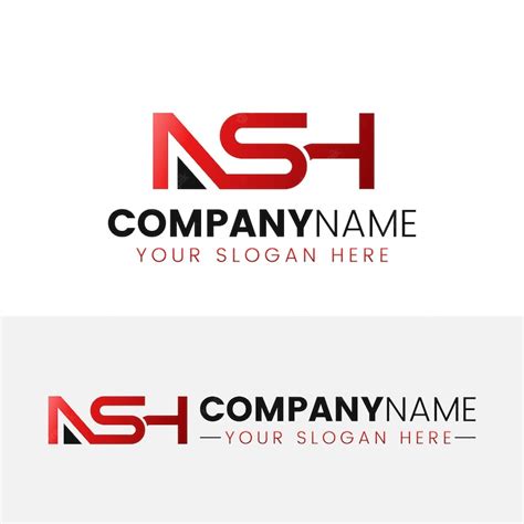 Premium Vector | Creative monogram letter nsh logo design