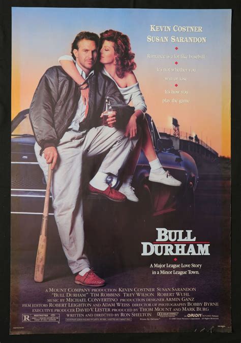 Bull Durham movie poster | Movie posters, Tim robbins, Win or lose