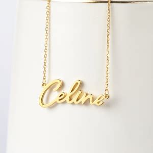 Nameplate Necklace Cursive Name Necklace SCRIPT Name - Etsy