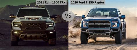 2021 Ram 1500 TRX vs 2021 Ford F-150 Raptor | Glenn CDJR